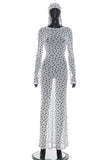 Polka Dot Long Sleeve Dress