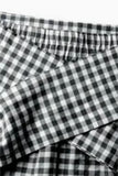Gingham Tie-Waist Maxi Skirt