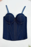 Sweetheart Neck Corset Tank