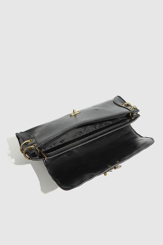 Chain Strap Flap Crossbody Bag