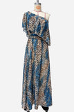 Off-Shoulder Flowy Casual Dress