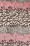 Animal Print Asymmetric Scarf