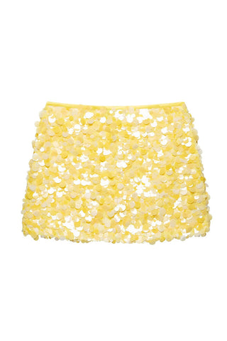 Sequin A-Line Mini Skirt