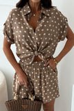 Polka-Dot Short Set