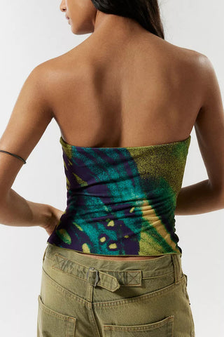 Strapless Ring-Detail Tank Top