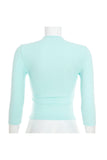 Tie-Neck Wrap Front Crop Top