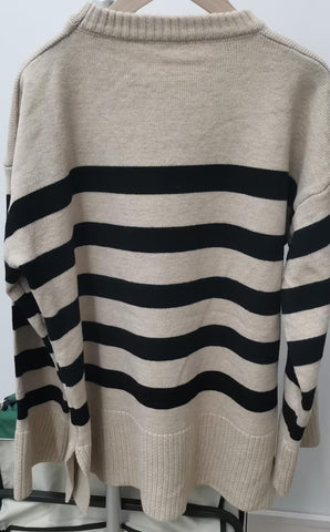 Striped Oversized Sweater