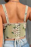 Floral Bow Strap Cami