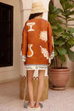 Graphic Wrap Tunic Dress