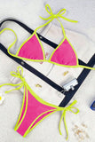 Tie-Back Halter Bikini Sets
