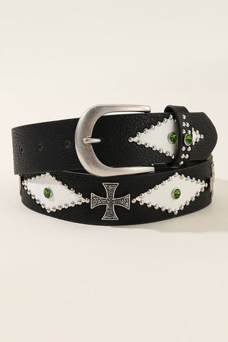 Cross Buckle Belt