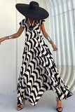 Chevron Maxi Vacation Dress