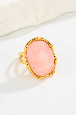 Natural Stone Statement Ring