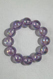 Iridescent Bead and Translucent Resin Bangle