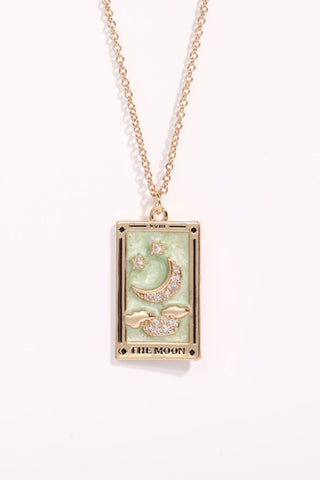 Rectangular Tarot Pendant Necklace