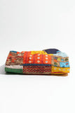 Patchwork Drawstring Tote Bag