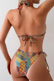 Tie-Side Halter Bikini Sets