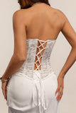 Strapless Corset Tank Top