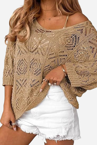 Stylish Crochet Knit Top
