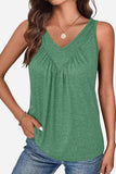 Sleeveless V-Neck Tank Top
