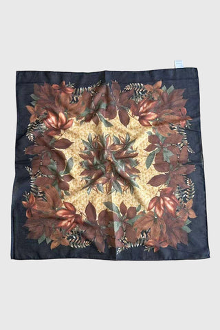 Vintage Collage Print Square Scarf