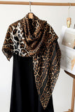 Floral Print Square Scarf