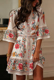 Floral Print Vacation Dress