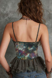 Ruffle Hem V-Neck Tank Top