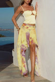 Floral Mini Skirt
