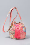 Tassel Drawstring Bucket Bag