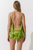 Sequin Halter Sleeveless Mini Dress