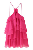 Layered Ruffle Casual Dress