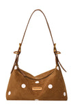 Polka Dot and Leopard Print Shoulder Bag