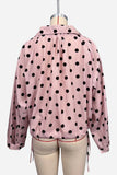 Button-Up Polka Dot Jacket