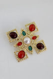 Vintage-Inspired Ornate Statement Brooch