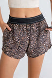 Elastic-Waist Casual Shorts