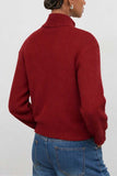 Argyle Bow Knit Collar Cardigan