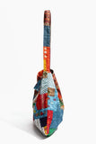 Patchwork Drawstring Tote Bag