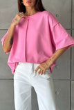 Minimalist Half-Sleeve T-Shirt
