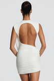 Draped Design Casual Dress