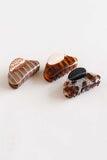 Marbled Acetate Claw Hair Clip