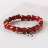 Glazed Beaded Bracelet