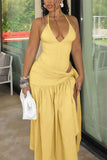 Elegant Wrap Skirt Set