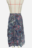 Bohemian Print Flowy Skirt