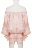 Off-Shoulder Ruffled Mini Dress