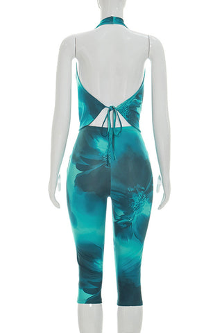 Halter Neck Pants Set