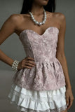 Sweetheart Lace Peplum Cami