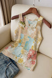 Floral Print Sleeveless Tank Top