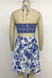 Halter Neck Cutout Vacation Dress