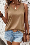 Sleeveless V-Neck Casual Top
